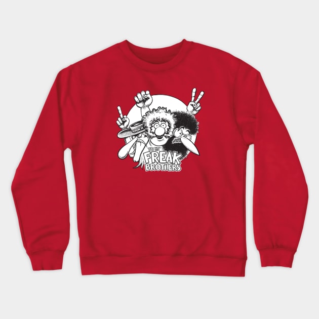 The Freak Brothers Crewneck Sweatshirt by Chewbaccadoll